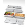 Takywep Takywep6 Pack Hotel Pans,4" Deep Full Size Steam Table
