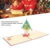 Greeting Card Three Dimensional Christmas Special Shape Decorative Paper with