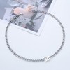Inateannal Chunky Silver Necklace for Women Cuban Link Chain Necklace