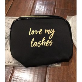 Lancôme Brand New LANCOME Paris Makeup Bag Case Black Love My Lashes