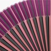 Kyoetsu Men's Hand Fan, Pure Silk, Plain, 2 Colors, Bamboo