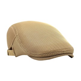 Buzz Selection CAP294 Men's Women's Hat, Plain, Mesh, Cap, Hat, Sports, Outdoor, Khaki