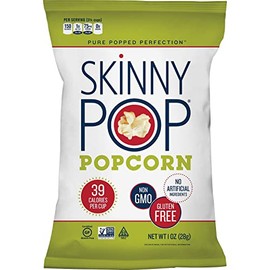 Skinny Pop Popcorn 4088 Popcorn, Cholesterol-Free, 1 oz, 12/CT, Multi