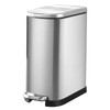 ELPHECO 3.5 Gallon Bathroom Trash Can with Soft Close Lid,