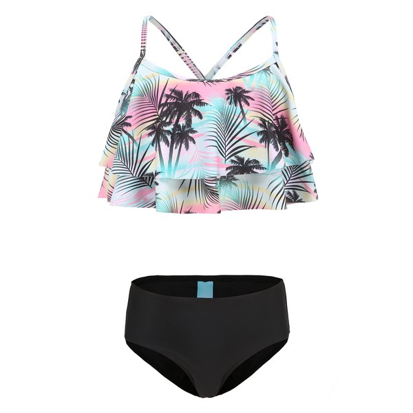 Aisyee Big Girls Two Piece Swimsuits Bikini Bathing Suit for