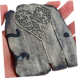 MERRYHAPY Miniature Fairy Door for Trees Wooden Elf Door Decoration for Garden Dollhouse and Terrarium Fairy House and Miniature Decor