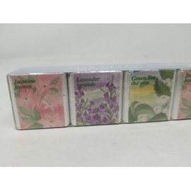 Aromatherapy 6 Vintage Bath Cubes English Aromatherapy Jasmine, Lavender, Green Tea (u