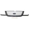Replacement Grille Assembly For 01-03 Ford Ranger Painted Black Shell
