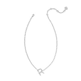 Kendra Scott Womens Pearl Letter R Short Pendant Necklace Gold White Pearl One Size