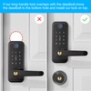 Keyless Entry Fingerprint Smart Door Lock with Handle,Digital Electronic Lock