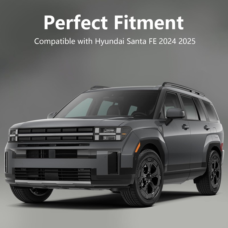 Side Mirror Covers Compatible with Hyundai Santa FE 2025 2024