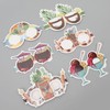 18pcs Paper Eyeglasses 6 Styles Funny Hawaiian Paper Sunglasses for