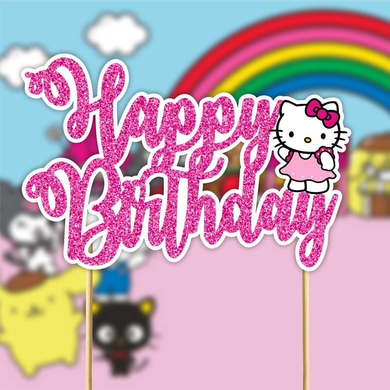 Hello Kity - Decoración para tartas de cumpleaños