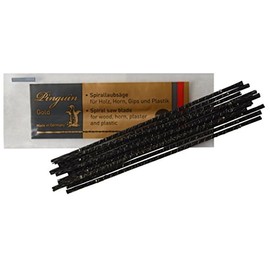 Pinguin Gold Wax Plastic Rubber Shell Jewelry Making Saw Blades Cut 2/0 Spiral Wax Blades