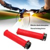 2pcs/set Bike Handlebar Grip Anti Slip Texture Durable Bicycle Handlebar