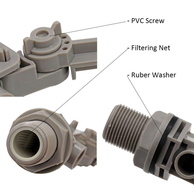 MACGOAL 3/4 Float Valve for Water Tank Plastic Water Float