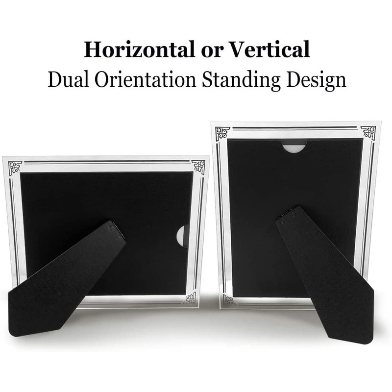 Frames Polished Silver Plate Picture Frame, 4X6 Picture Frames in