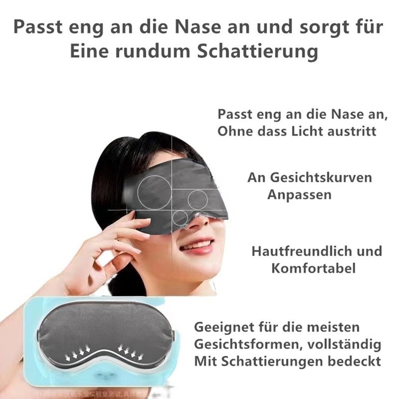 HSYTEK Premium Sleeping Mask with Adjustable Elastic Band, Perfect for