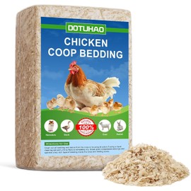 DOTUHAO Pine Shavings | Wood Shavings | Chicken Coop Bedding | All Natural | Chicken Coop | Small Animal Bedding | Odor Control (1 LB)