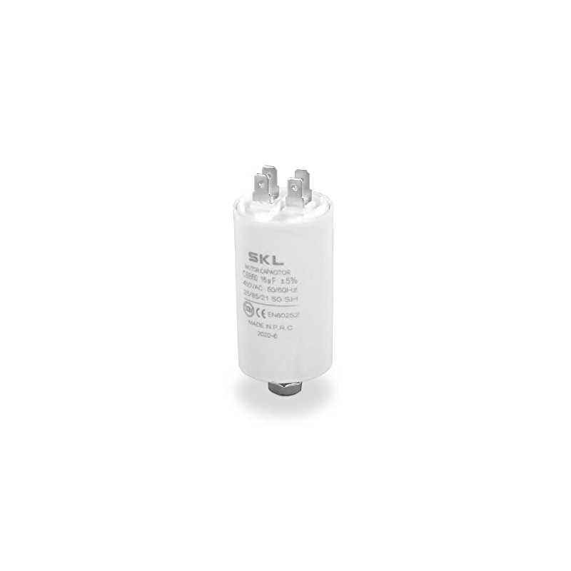 DL-pro Capacitor Motor Capacitor 16µF 450V Diameter 40 x 70