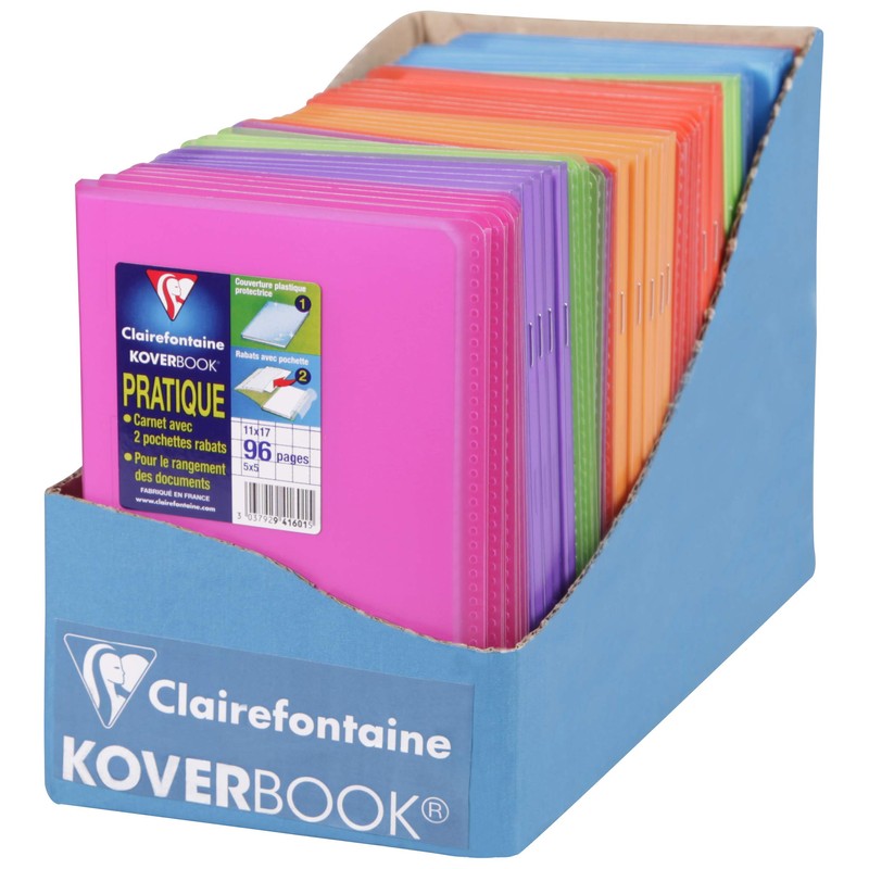 Clairefontaine 941601C Koverbook 11 x 17 cm 48 Sheets Squared