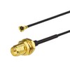 SUPERBAT U.fl/IPEX MHF4 Cable (6inch 2-Pack) MHF4 to RP-SMA Bulkhead