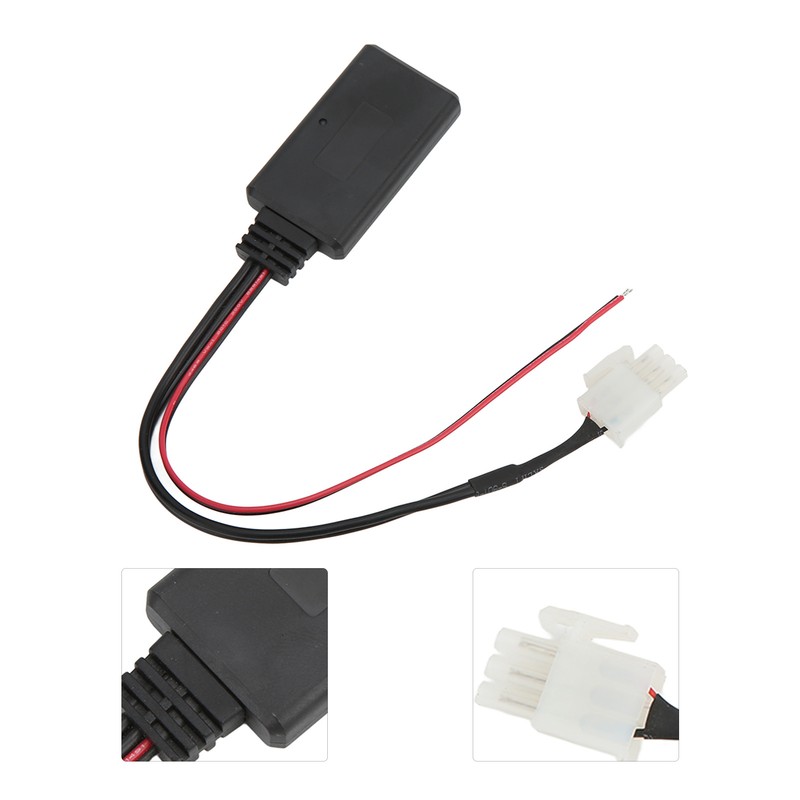 Bluetooth 5.0 AUX In Cable 3 Pin Car Stereo Music
