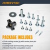 POWERTEC Circle Cutter Router Jig Cuts Perfect Circles from 10”