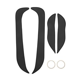 TUCKBOLD Auto-Tür Anti-Kick-Pad-Aufkleber aus Leder für Honda XR-V 2015-2019 Türkantenschutz Innenzubehör Schwarz 1 Set