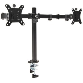 Elevon BalanceFrom Dual LCD LED 13 to 27 inch Monitor Desk Mount Stand, Heavy Duty Fully Adjustable, Fits 2 Screens
