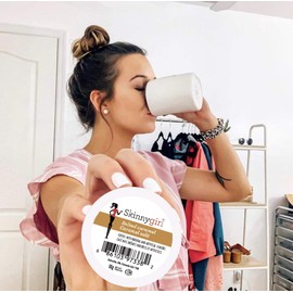 Skinnygirl Flavored Coffee Pods, Salted Caramel, Medium Roast Coffee in Single Serve Pods for Keurig K Cups Brewers, 24 Count Per Box, 2 Boxes