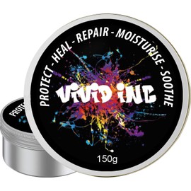 Vivid Inc Tattoo Aftercare Butter - Healing Cream, Balm - Brightens, Moisturises, Enhances Tattoo Colours, Promotes Healing & Protects - 150g