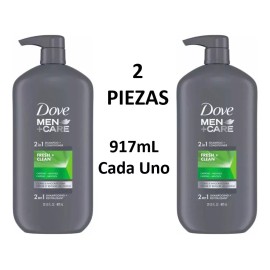 Dove Shampoo Acondicionador Dove Men Fresh Clean 917ml (2 Pack)
