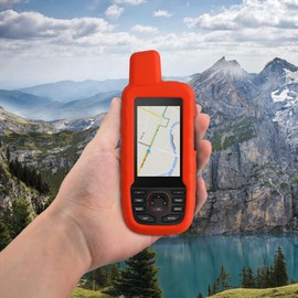 kwmobile Case Compatible with Garmin GPSMAP 66i / GPSMAP 67i - Protective Case for GPS Handheld Device in Orange