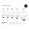 (4 Pack) G25 Incandescent Incandescent Light Bulb 2700K Soft Light,