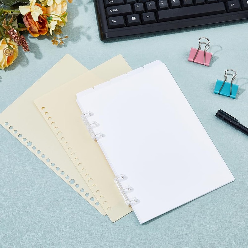 SUPERFINDINGS 2 Set of 10 Sheets A5 Index Dividers White