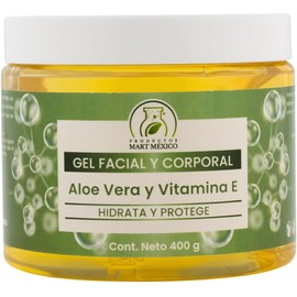 Gel Hidratante Aloe Vera Con Vitamina E Calma 400grs Productos Mart Mexico