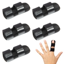 Hongoen 5 Stück Fingerschienen,Fingerglätter Finger Schiene Stabilisator,Fingerschiene Kleiner Finger,Fingerschiene Ringfinger,Fingerschiene Mittelfinger,für Gebrochene, Verstauchte, Arthritis