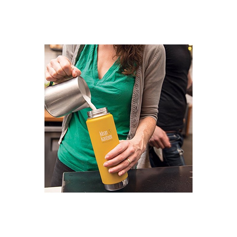 Klean Kanteen Wide Vacuum Insulated with Cafe Cap 2.0, Water