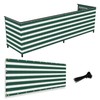 AwnPro 3' x 36' Balcony Privacy Screen Fence Cover (High
