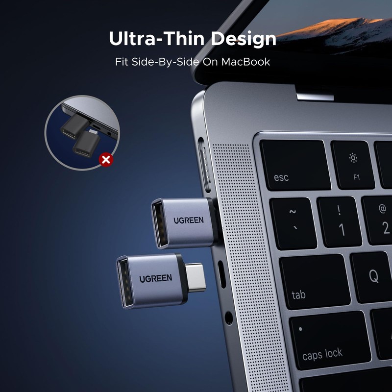UGREEN USB 3.0 USB-A Female to USB-C Male Converter Adapter