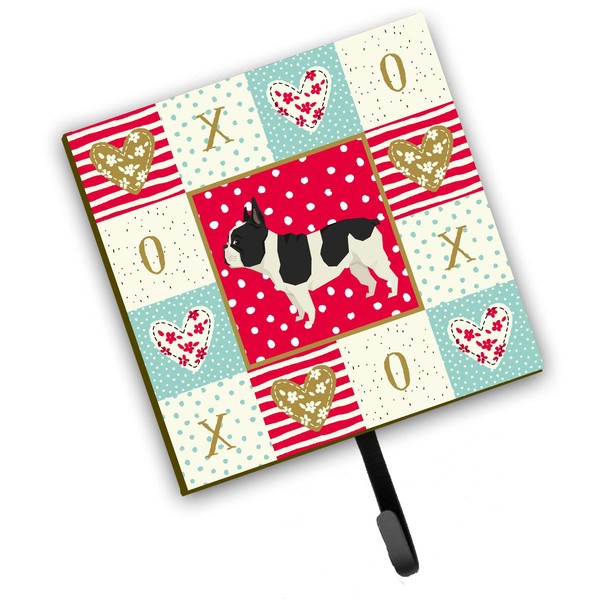 Caroline's Treasures French Bulldog Love Leash or Key Holder Hooks,