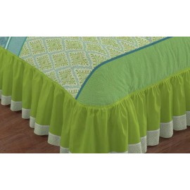 Competition Colcha King Size Kabir Verde C/3 Cojines Competition