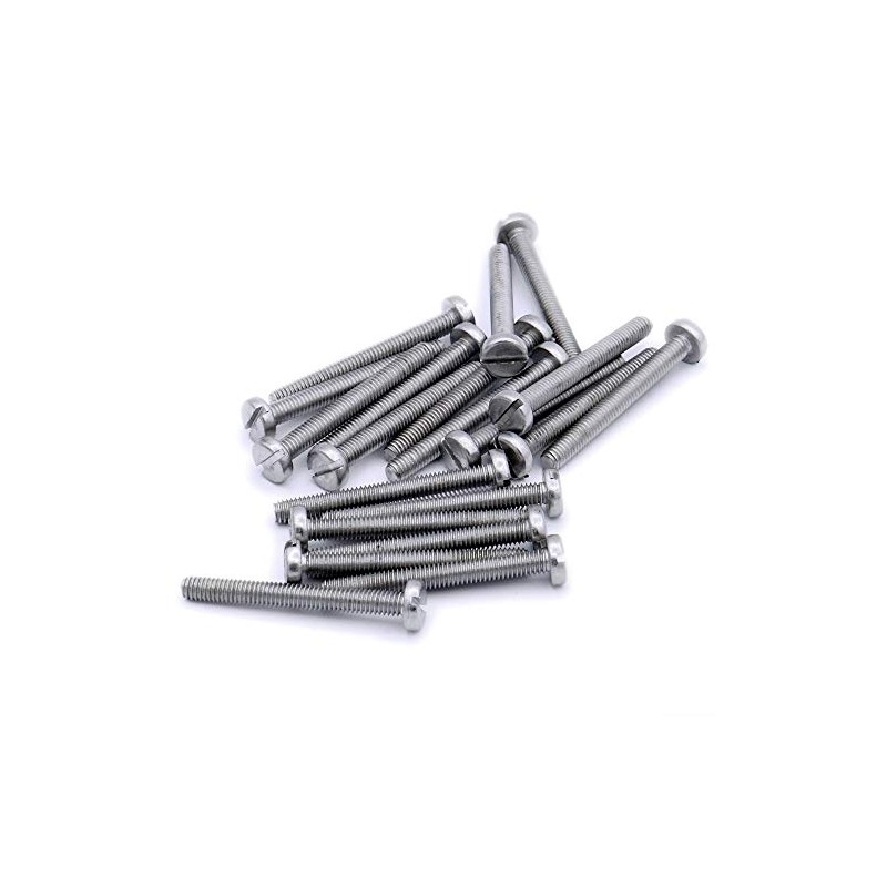 M2 (2mm x 10mm) Slot Pan Machine Screw (Bolt) -