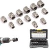 Yuiturt 14-Piece Nut Remover Set - Screw Extractor Set with