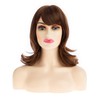 Beweig Long Brown Wig for Women Charming Synthetic Wigs with
