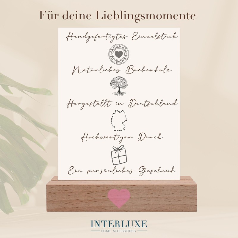 Interluxe Kartenhalter - Hasenpost - Grußkartenhalter Tischdeko zu Ostern Fotohalter