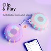 HEYSONG Waterproof Shower Bluetooth Speaker, Durable & Portable with Clear