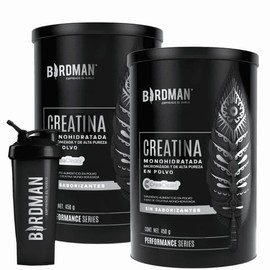 COMBO 2 CREATINAS BIRDMAN 450 GR PERFORMANCE SERIES C/SHAKER