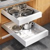Seinloes 2 Pack Expandable Pull Out Cabinet Organizer 21" Deep